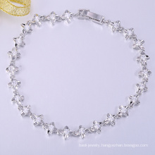 Fashion special high quality white cooper christmas bracelets